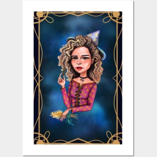 Ombre hair leo witch Posters and Art